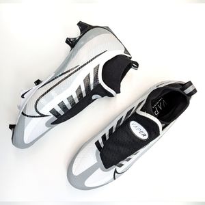 Nike Vapor Edge Pro 360 White Pure Platinum Football Cleats size Men's 8.5